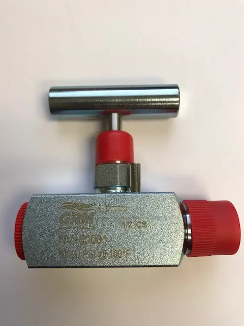 1/2-Inch A108Cs Needle Valve – Male X Female, 10M Thread 1