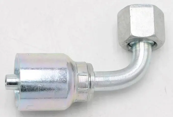 12-Thread Orfs 90-Degree Female Crimp Fitting, Model Opf224931212 1