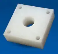 2-3/16" Plastic 4-Bolt Flange Bearing – Lightweight Polymer Mount 1