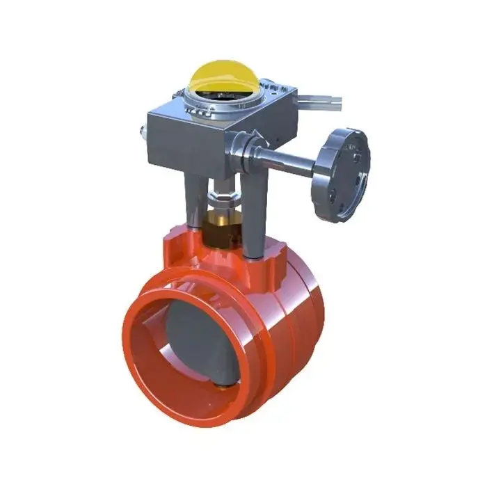 2-Inch Grooved Butterfly Valve – Grooved End, Model 02-G200Gnb 1