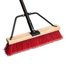 24-Inch Combination Push Broom – Includes Reinforced Handle And Brace 1