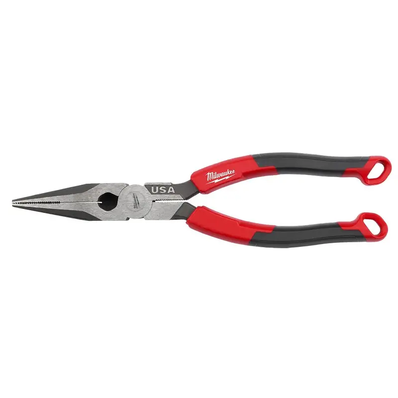 8-Inch Long-Nose Comfort-Grip Pliers – Usa Manufactured 1