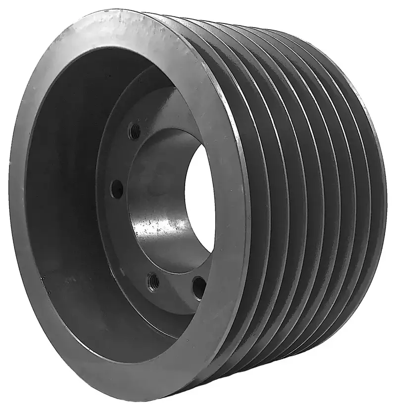 88V3000N Eight-Groove Sheave — 30-Inch Diameter Cast Iron Pulley 1