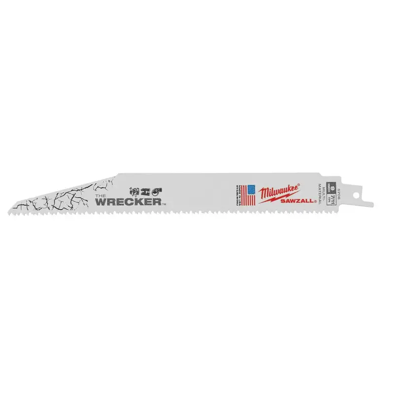 9-Inch 8-Tpi Super Sawzall Wrecker Blade (5-Pack) 1