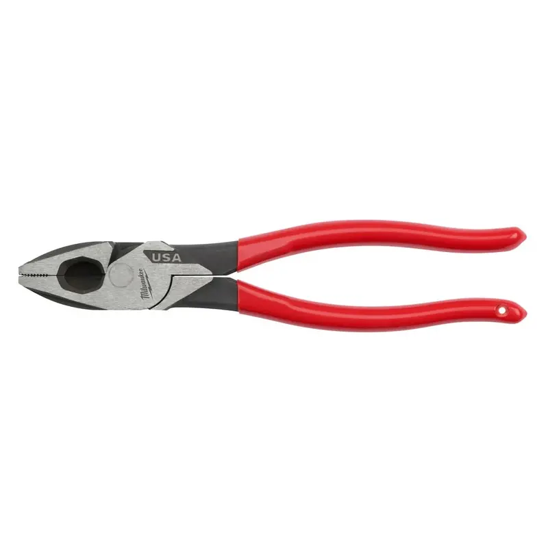 9-Inch Usa-Made Lineman'S Pliers Featuring Ergonomic Dipped Handles 1