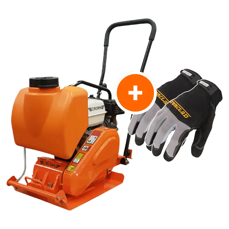 Affordable Crown Plate Compactor Featuring Honda Gx160 – 5.5 Hp, 2,360 Lbs/Ft² Output 1