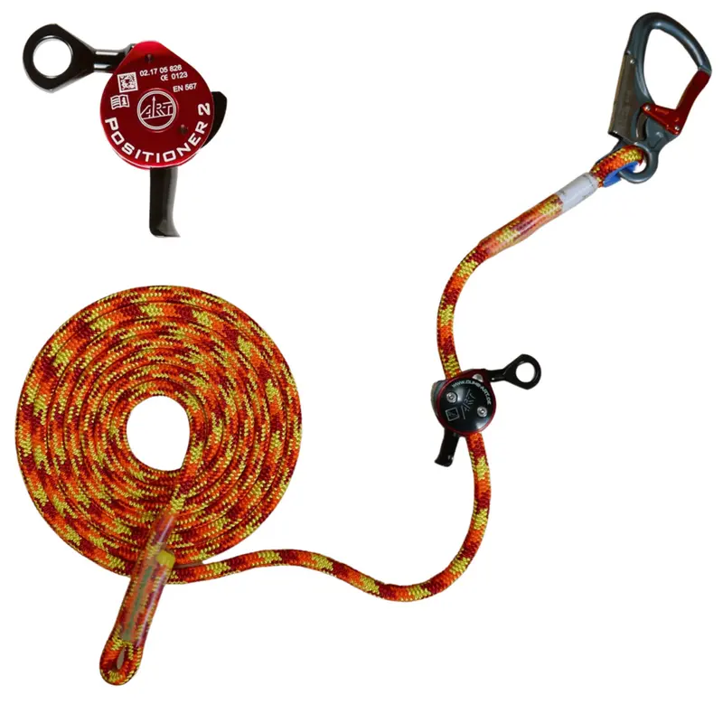 Arbo Space Huracan Static Lanyard – 11.5Mm With Art Positioner & Double-Action Snap Hook 1