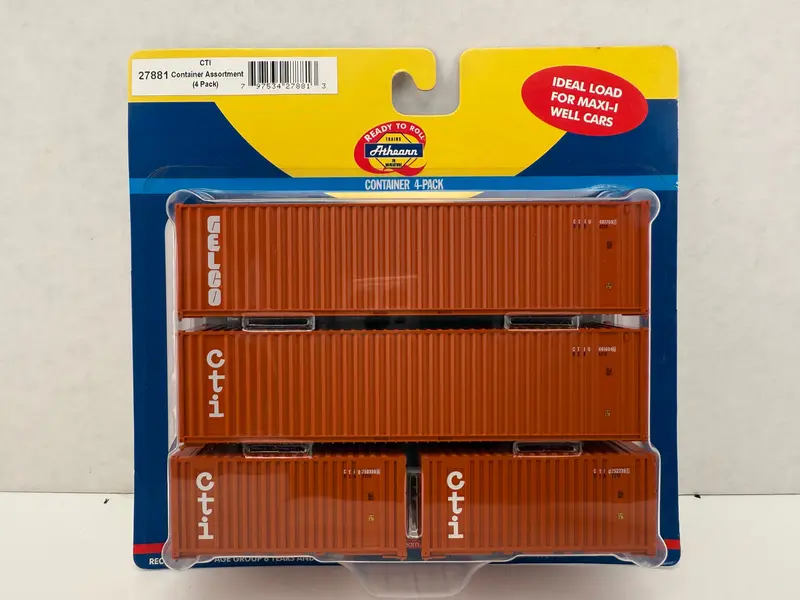 Ath 27881 Cti Mixed Intermodal Container Set – Four-Unit Assortment 1