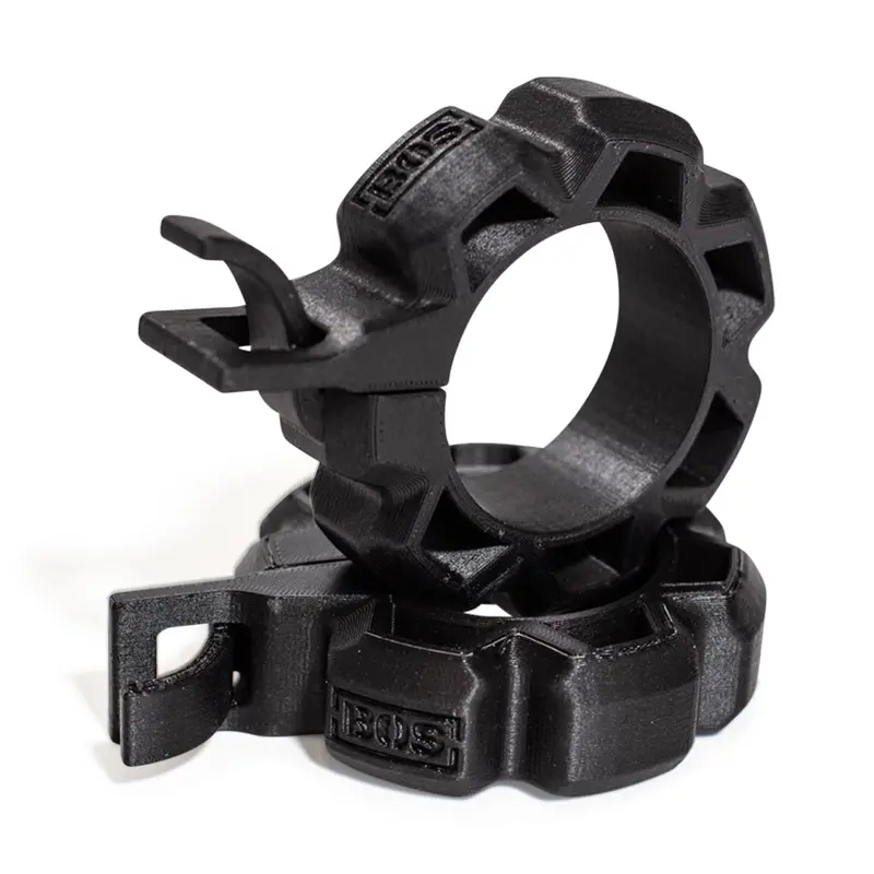 Barbell Zip Clips – Half-Standard Size (Pair) For Secure Plate Locking 1