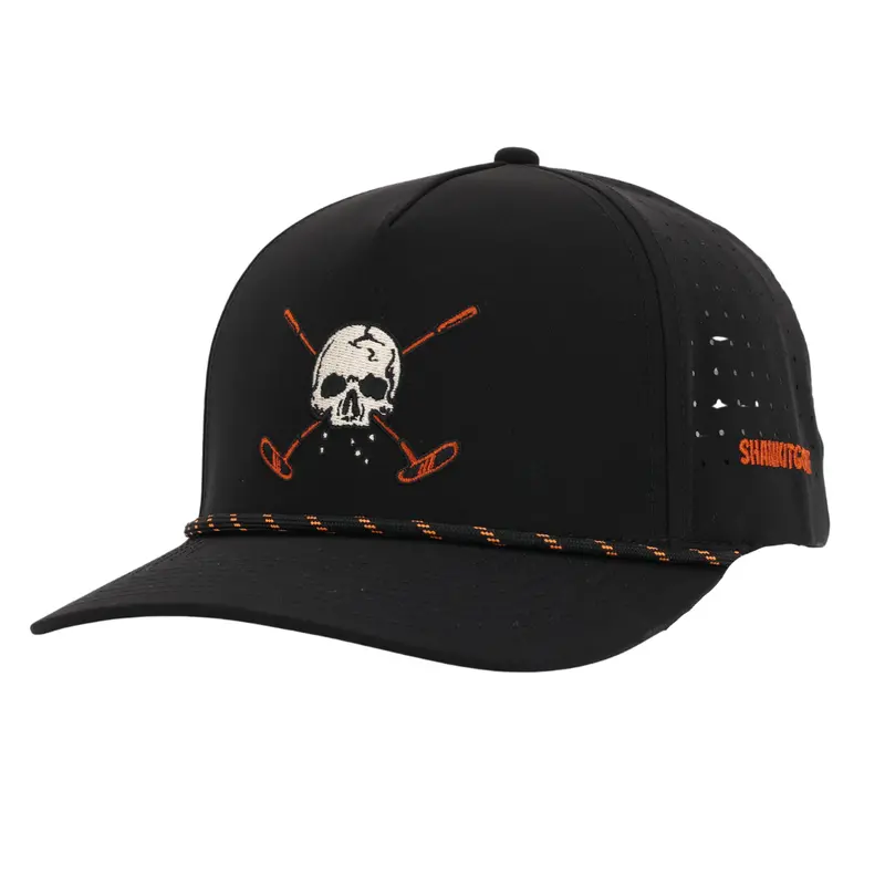 Black Skull-And-Crossbones 2.0 Golf Cap 1