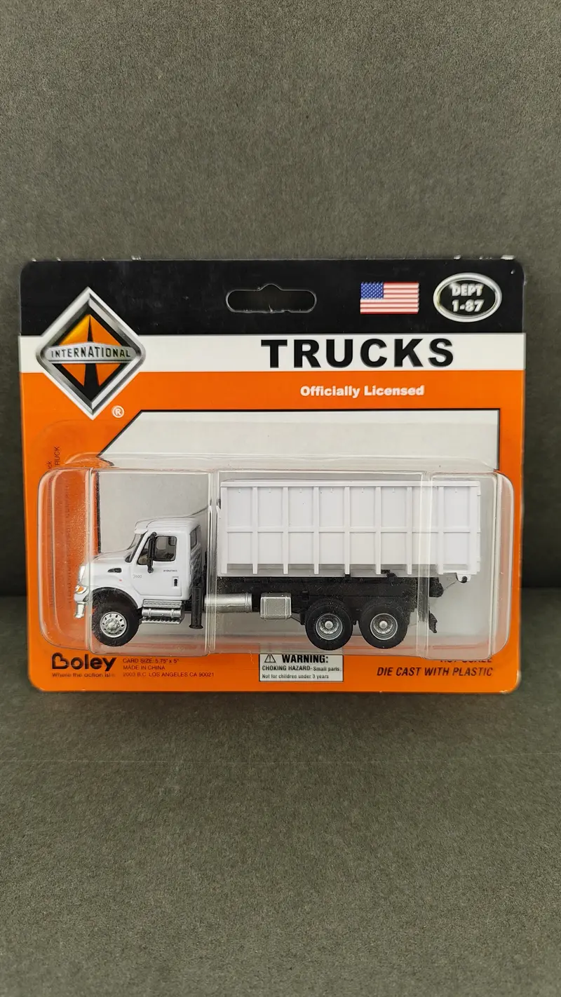 Bol 4508 Boley 1:87 Dump Truck – White Industrial Model 1