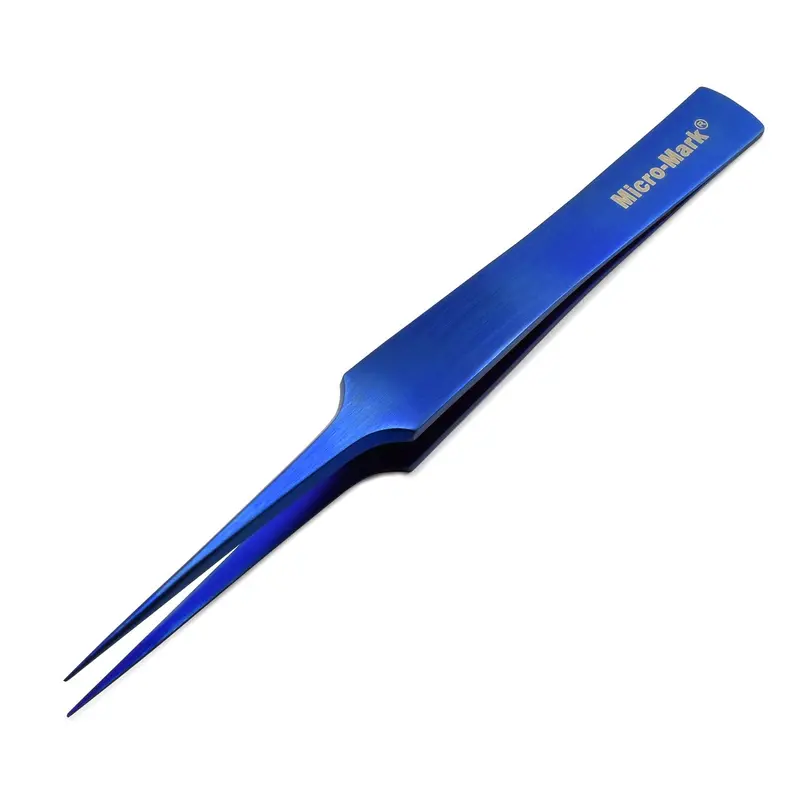 Boley-Style Gg Precision Tweezer – Titanium-Plated Finish 1