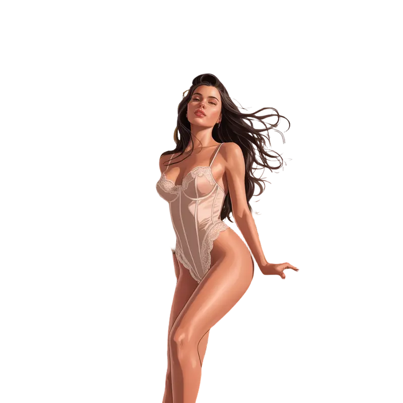 Boudoir-Inspired Portrait Sticker 1