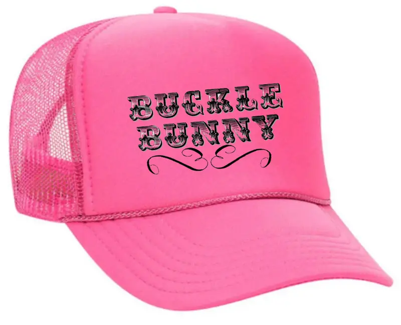 Buckle Bunny Mesh-Back Trucker Hat 28