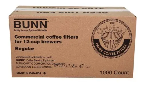 Bunn 12-Cup Commercial Coffee Filters – 1000-Count Industrial Pack 1