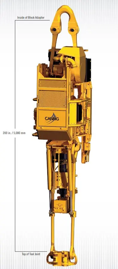Canrig 275-Series Pipe Guide – Heavy-Duty Drilling Rig Component 1