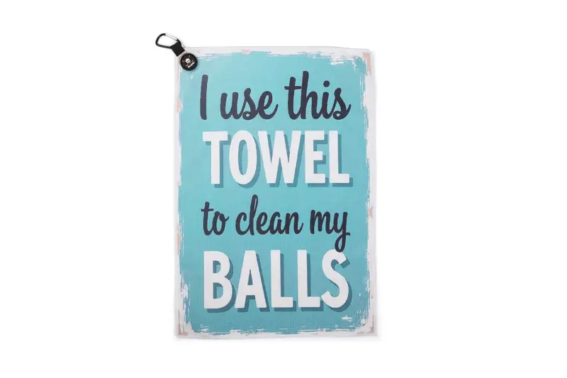 'Clean My Balls' 2.0 Magnetic Towel For Golfers 1