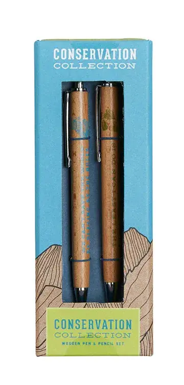 Conservation-Themed Pen And Pencil Set (2-Piece Eco Collection) 1