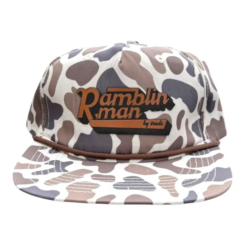 Duck Camo Ramblin' Man Adjustable Hat 1