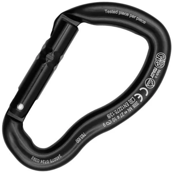 Ergonomic Straight-Gate Carabiner 1