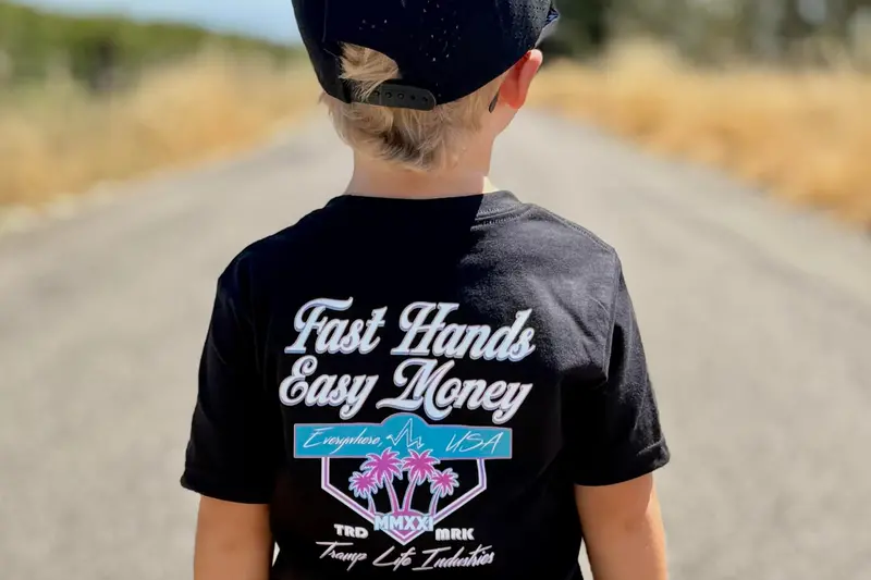 Fast Hands Easy Money Youth Shirt – Workwear-Inspired Tee 1