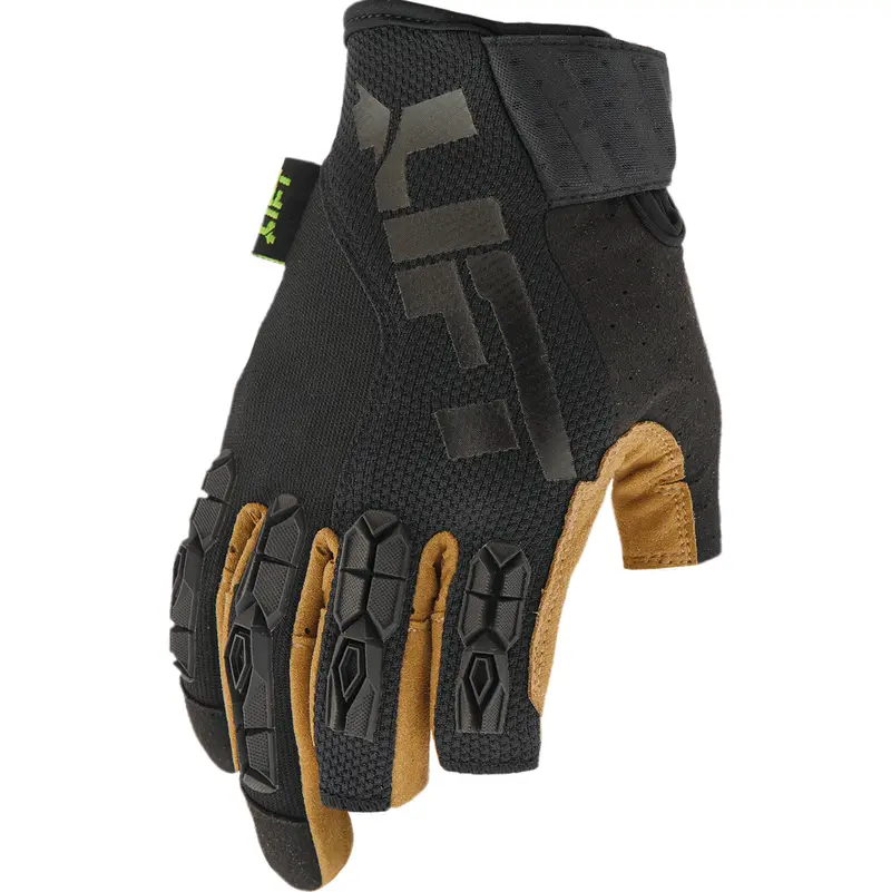 Framed Dual-Tone Work Glove – Brown & Black 1