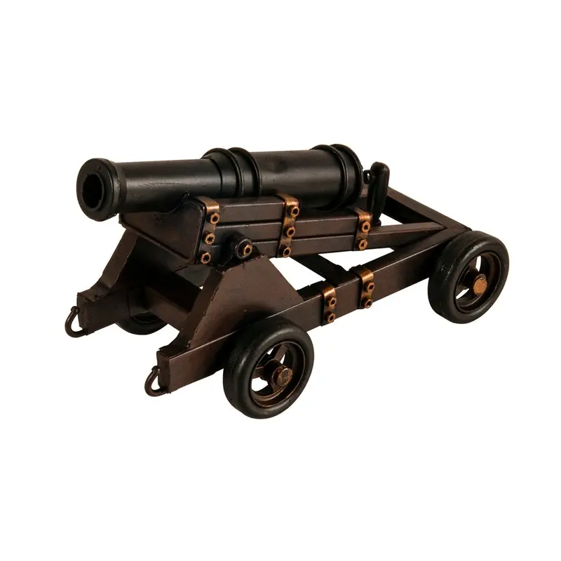 Full-Size Wheeled Cannon Replica, Historically Inspired Artisan Model 1