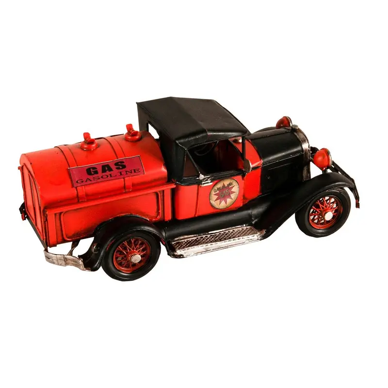 Handmade 1930S Ford Model Aa Fuel Tanker Replica, Pre-Built Miniature 1