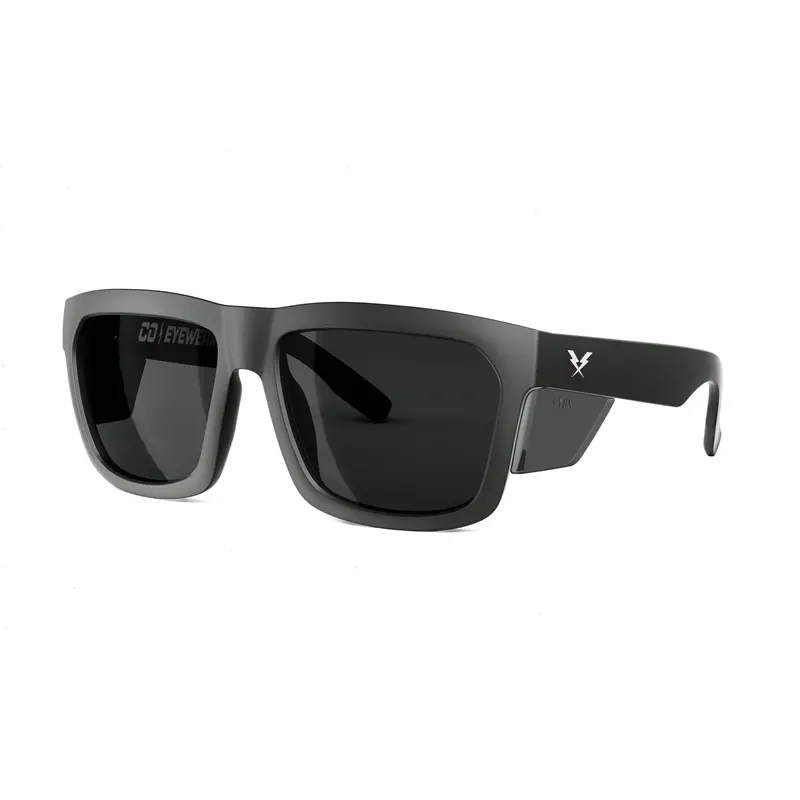 Hard Money Xl Safety Glasses – Z87+ Rated, Matte Black Finish 1