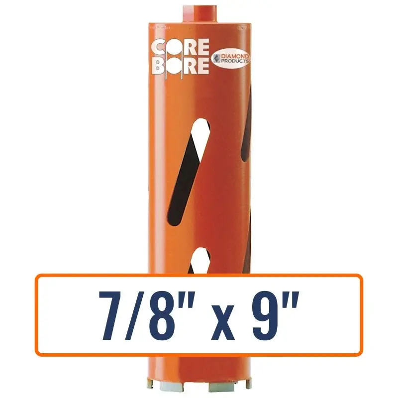 Heavy-Duty Orange Dry Diamond Core Bit For Concrete 1