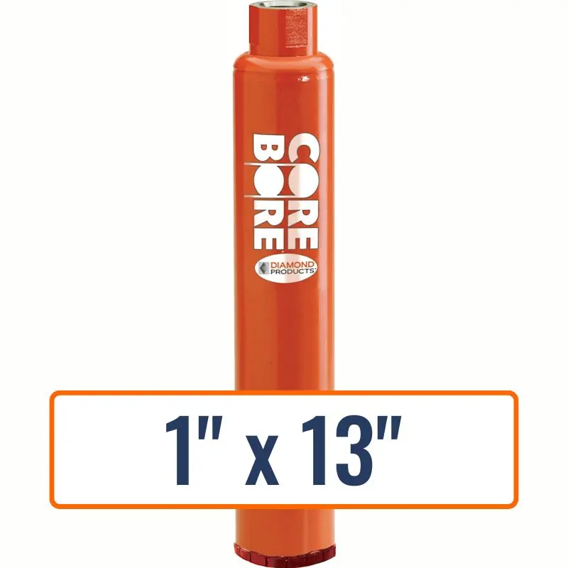 Heavy-Duty Orange Precast Concrete Core Drill Bit – Dry/Wet Compatible 1