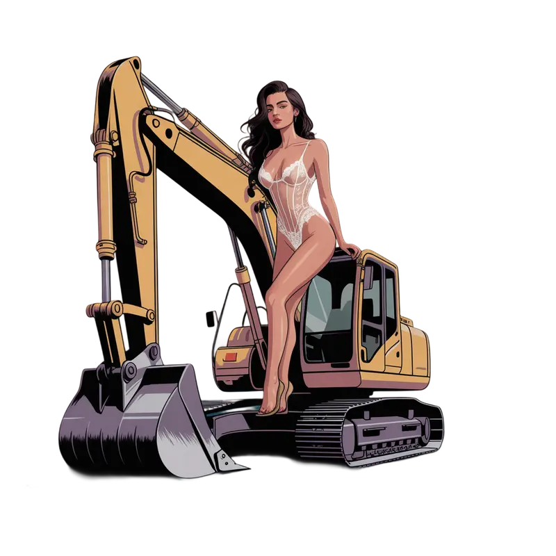 Heavy Machinery Vinyl Decal 1