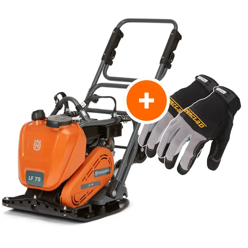 Husqvarna Lf75 Lat Lightweight Grinder With Free Ironclad Gloves 1