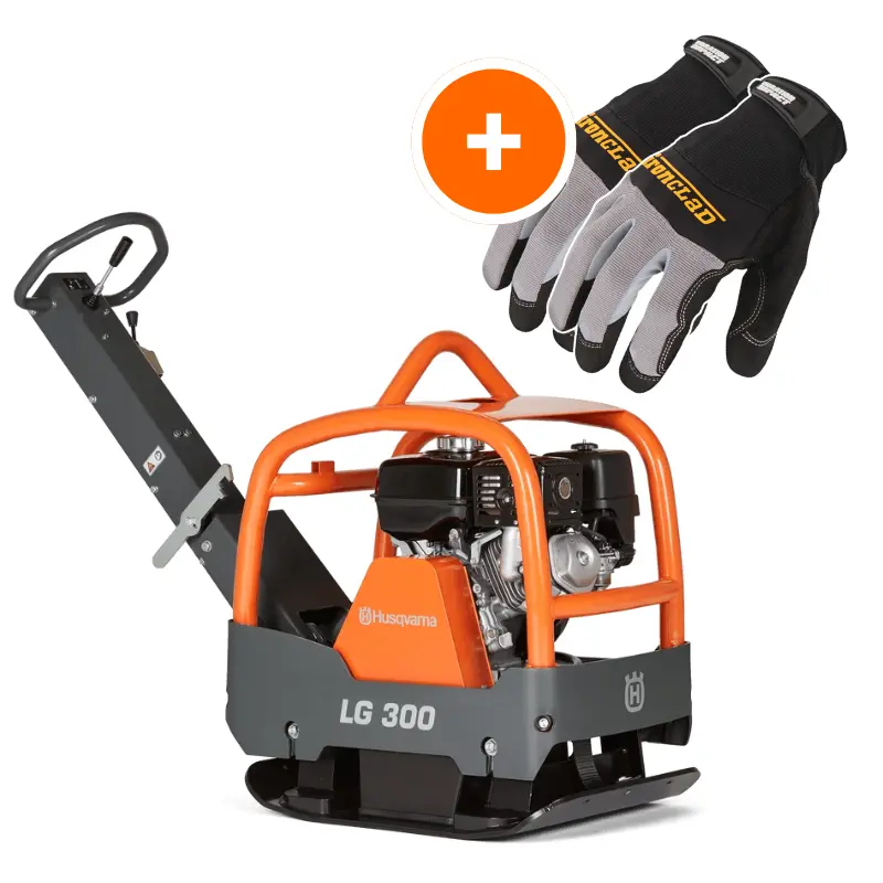 Husqvarna Lg 300 Core Drill Bundle Including Protective Ironclad Gloves 1
