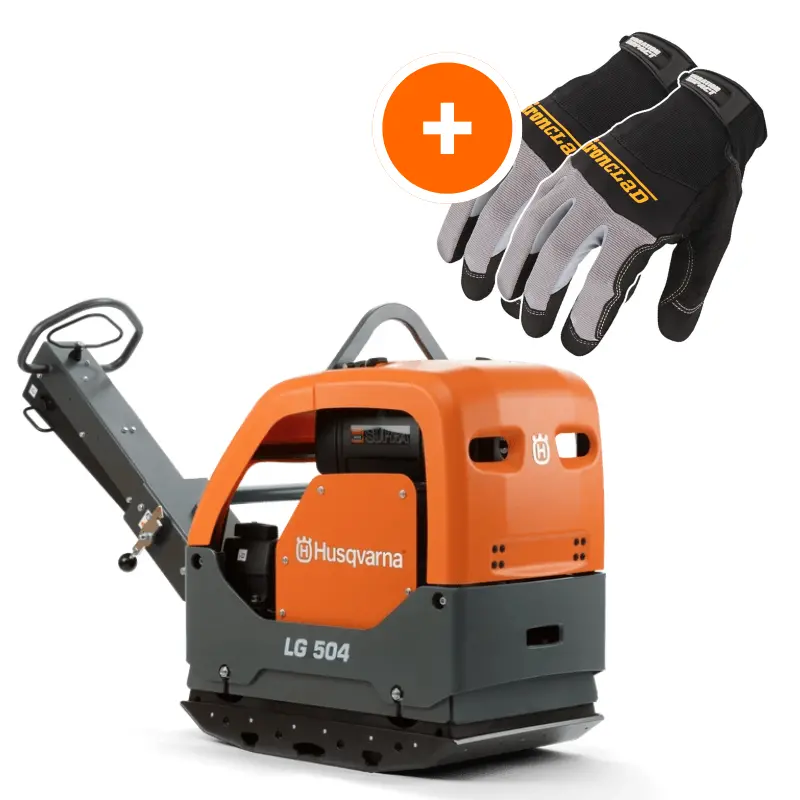 Husqvarna Lg 504 Core Drill Kit With Vibration-Suppressing Ironclad Gloves 1