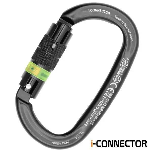 I-Ovalone Aluminum Twist-Lock Carabiner 1