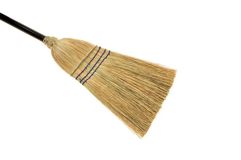 Industrial Corn Broom – Heavy-Duty Construction, Model #C108 1