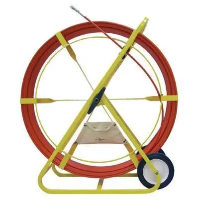 Jameson 1/2-Inch × 1000-Foot Industrial Fiberglass Duct Rodder – Extended-Length Pulling 1