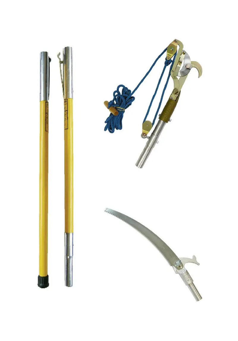 Jameson Fiberglass Tree Pruning Kit With 7-Foot Pole And Tri-Cut Blade 1