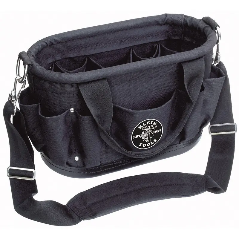 Klein 12-Pocket Tool Tote With Adjustable Shoulder Strap 1