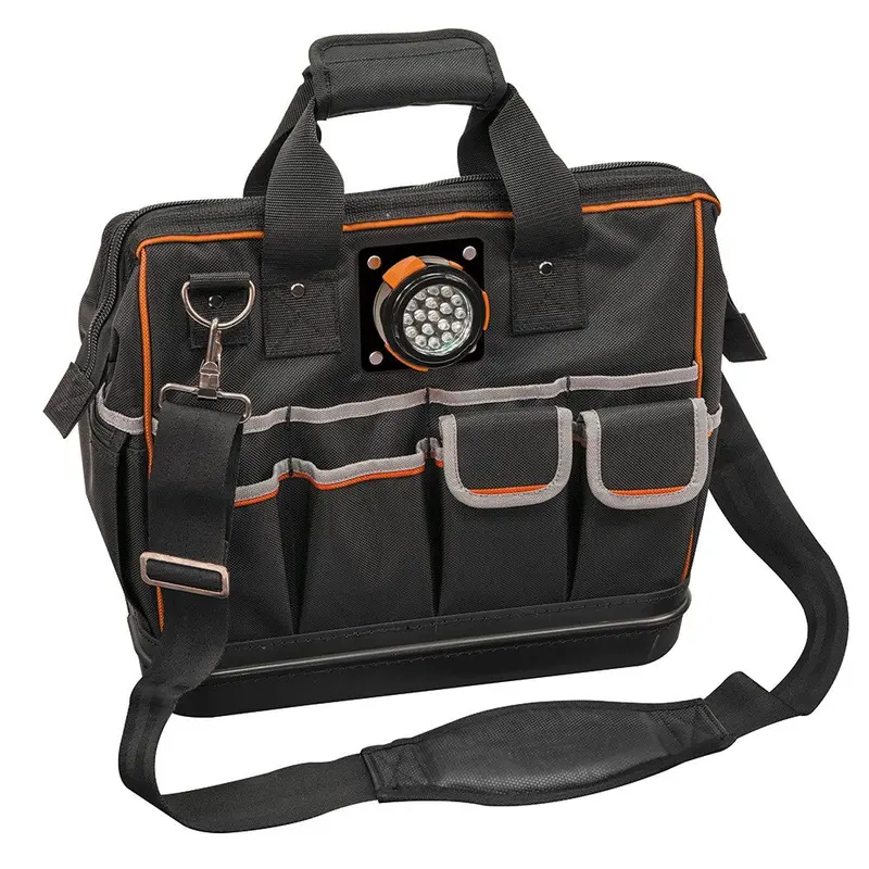 Klein 55431 Tradesman Pro Illuminated Tool Bag With Built-In Led Light 1