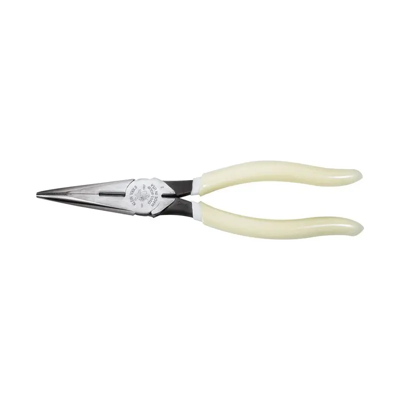 Klein 8-Inch High-Visibility Long-Nose Side-Cutting Pliers 1