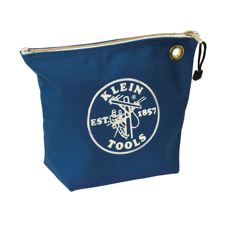 Klein Blue Canvas Zippered Storage Bag For Consumables 1