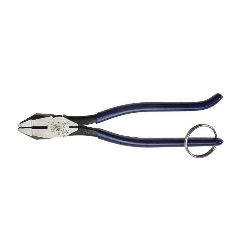 Klein D201-7Cstt Ironworker Pliers With Integrated Tether Ring 1