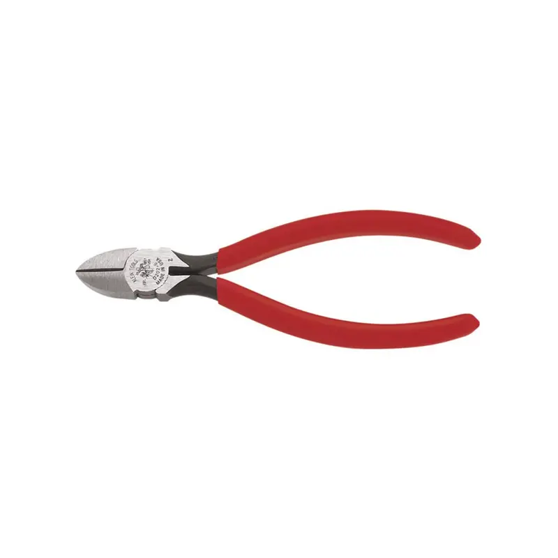 Klein D202-6C Tapered-Nose Diagonal Cutting Pliers – Spring-Loaded, 6" 1