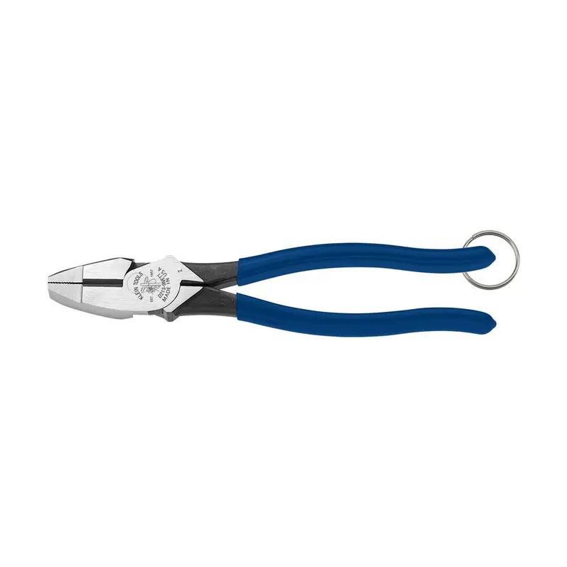 Klein D213-9Nett High-Leverage Side-Cutting Pliers With Tether Ring 1