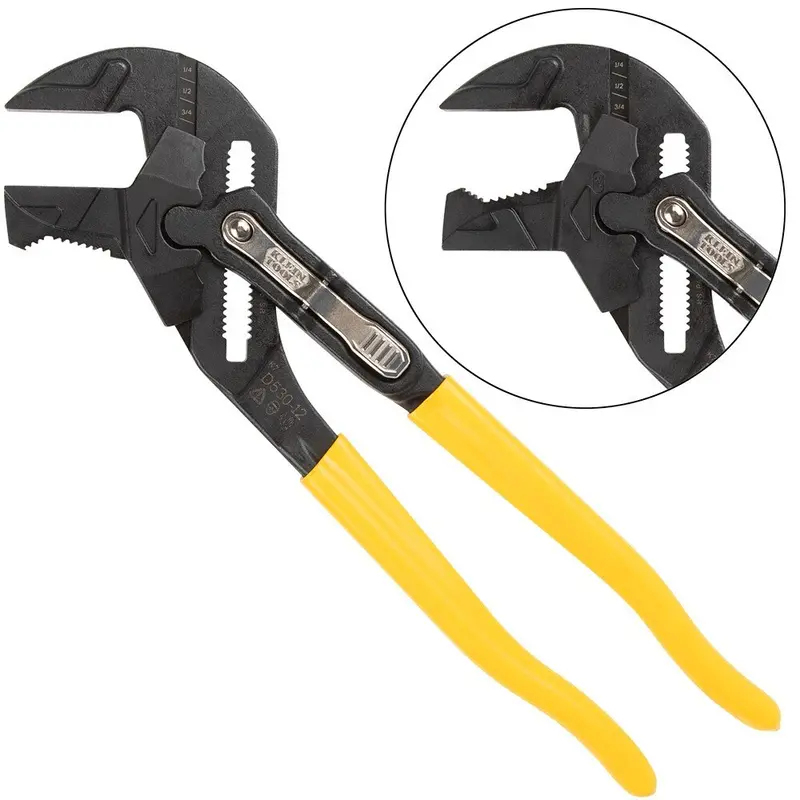 Klein D53012 12" Plier Wrench With Multi-Grip Functionality 1