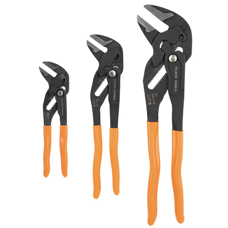 Klein D53103Kit 3-Piece Space-Saving Plier And Wrench Kit 1