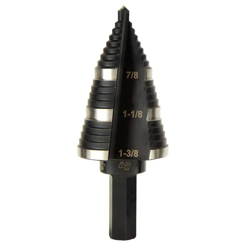 Klein Ktsb15 Double-Fluted Step Drill Bit — #15, 7/8" To 1-3/8" Diameter Range 1