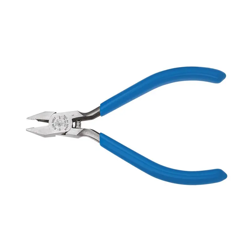 Klein Tools D230-4C Nickel Ribbon Wire-Cutting Electronics Pliers 1